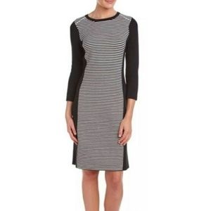 J. McLaughlin Stripe Knit Sweater Dress Size XSmall